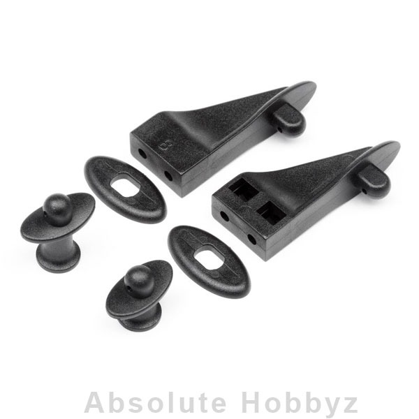 HB Racing Wing / Body Mount Set For D413