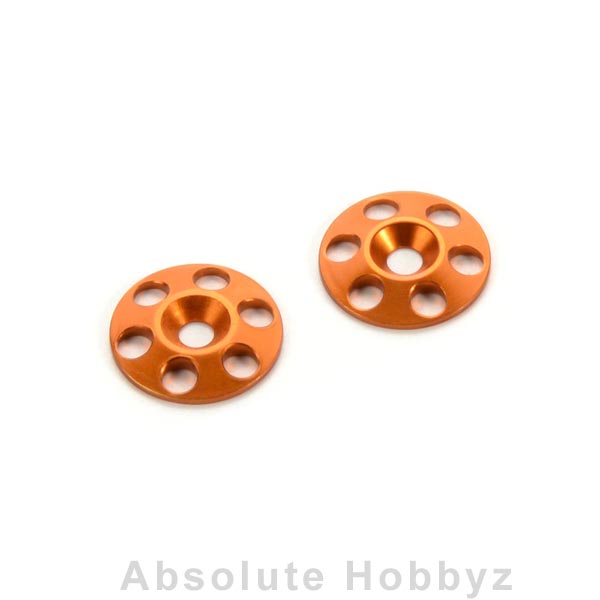 Hudy Aluminum Rear Wing Shim Orange (2)
