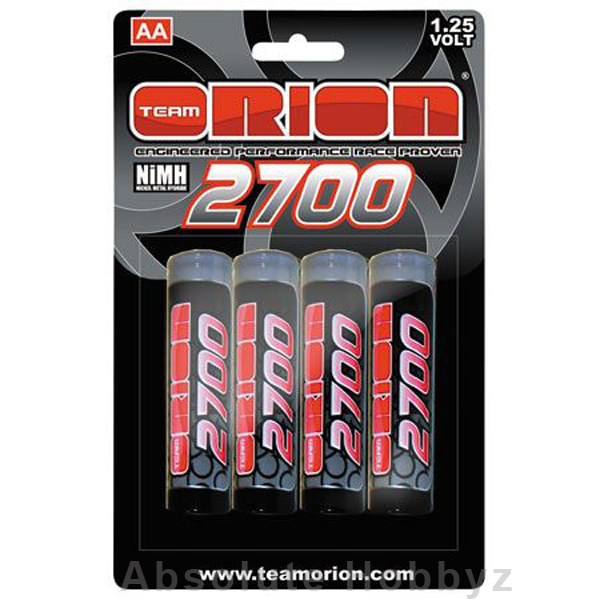 Orion 1.25V 2700mAh NiMH AA Batteries (4)