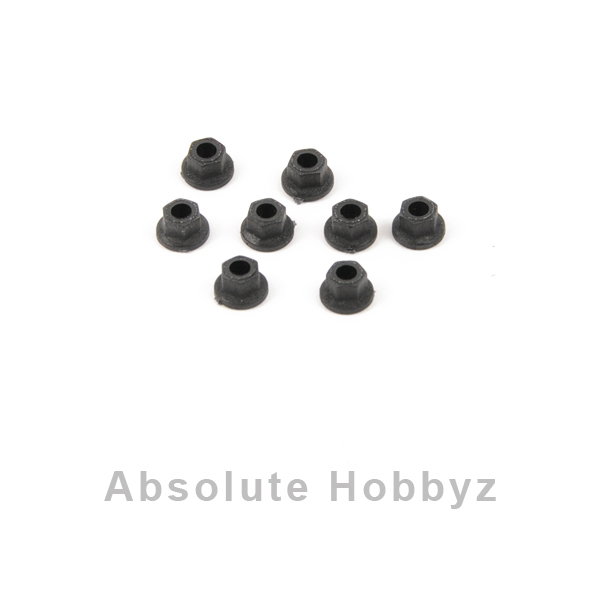 Serpent Nut nylon M3 flanged (8)