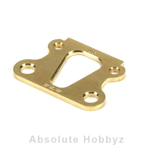 Team Losi Racing Brass Kick Angle Shim, 25 Degrees: 22