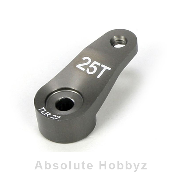 Team Losi Racing Servo Horn, 25T, Aluminum: 22