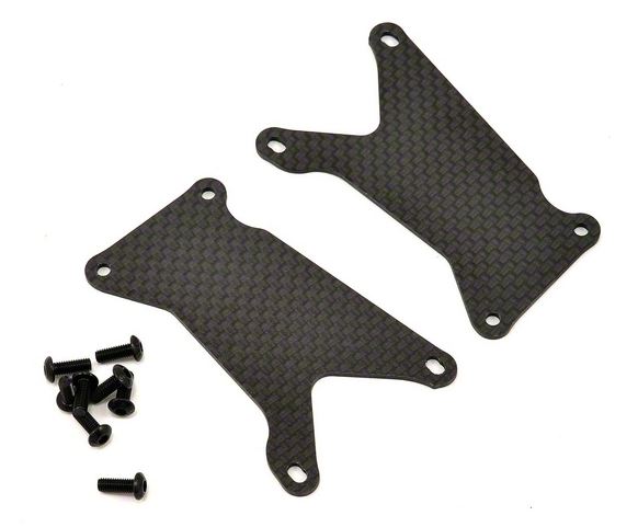 XRAY XB9 Graphite Front Lower Arm Plate 1.6 mm (2)
