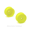 Serpent 12mm 4WD Front Wheel (2) (Yellow)