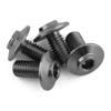 1UP Racing Titanium Pro Duty Lockdown Head Screws (4) (3x6mm)