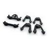 Carisma Front/Rear Bumper Mounts and Shock Hoops Mounts: SCA-1E