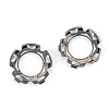 Duratrax Clip-Lock Wheel Face Black Chrome for Ripper 2.8