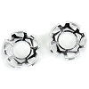 Duratrax Clip-Lock Wheel Face Mirror Chrome for Ripper 3.8