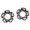 Duratrax Clip-Lock Wheel Face Black Chrome for Ripper 3.8