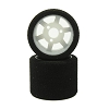 Enneti 1/12 On Road Rear 32 Shore White(1pr)