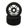 Enneti 1/8 On Road Front (30 Shore) (Enneti Carbon) (1pr)