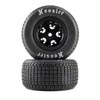 Losi Hoosier Tires, Medium, Mounted, Black, FR/RR (2): 22S DLM
