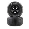 Losi Hoosier Tires, Soft, Mounted, Black, FR/RR (2): 22S DLM