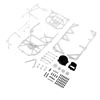 Losi Body Cage Set, White: 22S DLM