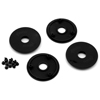 Pro-Motion 1/10 Magnum 2.2'' Dirt Oval Wheels Mud Covers (Black) (4)