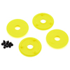 Pro-Motion 1/10 Magnum 2.2'' Dirt Oval Wheels Mud Covers (Yellow) (4)