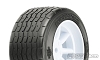 Protoform Vintage Racing Pre-Mounted Rear Tire (31mm) (White) (2)
