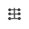 Serpent Trans-Case Inserts 3 Gear Laydown (6) SRX2 MH