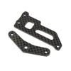 Team Losi Racing Carbon Brace and Servo Top Plate: 22X-4