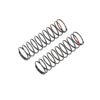 Team Losi Racing Red Rear Springs, Low Frequency, 12mm (2)