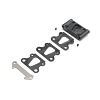 Team Losi Racing Front Pivot with Brace & Kick Shims: All 22