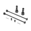 Team Losi Racing Rear CV Driveshaft Set, Deep Yoke (2): 8X,8XE