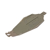 Team Losi Racing Chassis +4mm, 2mm Plate: 22 5.0