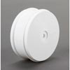 Team Losi Racing 61mm Front Wheel, 12mm Hex, White (2): 22-4