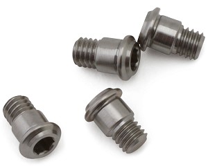 1UP Racing Team Associated TC8 Pro Duty Titanium Top Deck Screws (4)