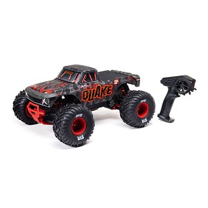ARRMA 1/10 QUAKE 223S DSC 2WD RTR Brushless Monster Truck (Red)