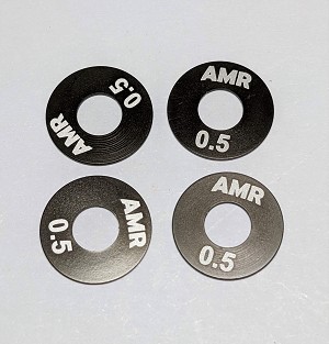 AMR 5mm Hole Hex Wheel Spacer 0.5mm (4pcs)