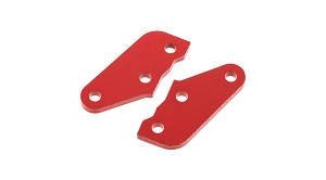 ARRMA Steering Plate A Aluminum Red (2)