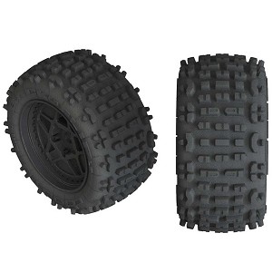 ARRMA 1/10 dBoots Backflip LP Front/Rear 3.8 Pre-Mounted Tires (2)