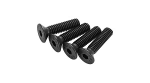 ARRMA Flat Head Hex Machine Screw 4x16mm (4)