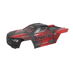 ARRMA Mini KRATON Body (Black/Red)