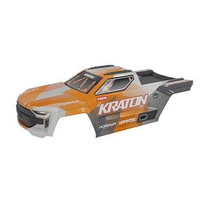 ARRMA 1/16 MINI KRATON Body, White/Orange
