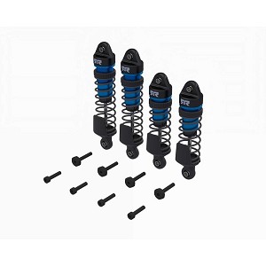ARRMA Shock Set, Front/Rear Assembled, TBC cSt Oil, Blue (4Pcs): MINI