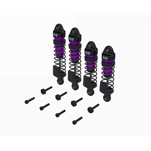 ARRMA Shock Set, F/R Assembled,700cSt Oil (Purple) (4Pcs) - Mini