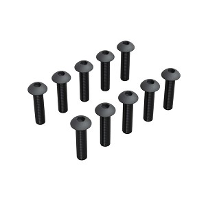 ARRMA M2.5x12mm Button Head Screw With M3 Head (10pcs)