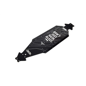 Arrma Aluminum Chassis CNC 7075 T6 LWB Black
