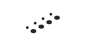ARRMA Shock Pistons & Cartridge Spacers (4 Shocks)