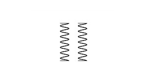 ARRMA Shock Springs: 130mm 2.21N/mm (12.62lb/in)(2)