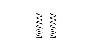ARRMA Shock Springs: 120mm 2.15N/mm (12.28lb/in)(2)