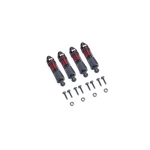 ARRMA Aluminum Shock Set, 58mm Length, 300cSt Oil (4): GROM