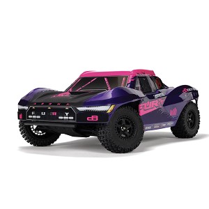 ARRMA 1/10 FURY 223S BLX Brushless 2WD Short Course Truck RTR with DSC (Purple)