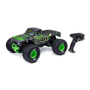 ARRMA 1/10 QUAKE 223S DSC 2WD RTR Brushless Monster Truck (Green)