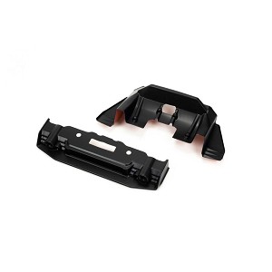 ARRMA Felony Painted Splitter And Diffuser Black-Orange