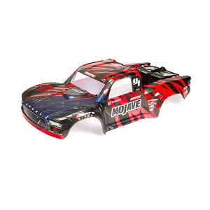 ARRMA Finished Body MOJAVE 6S BLX (Black / Red)