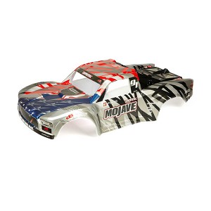 ARRMA Finished Body: Sliver/Red: MOJAVE 6S BLX