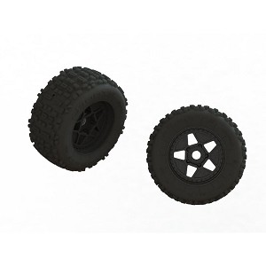 ARRMA dBoots Back-Flip Big Block MT Tire Glued (2)